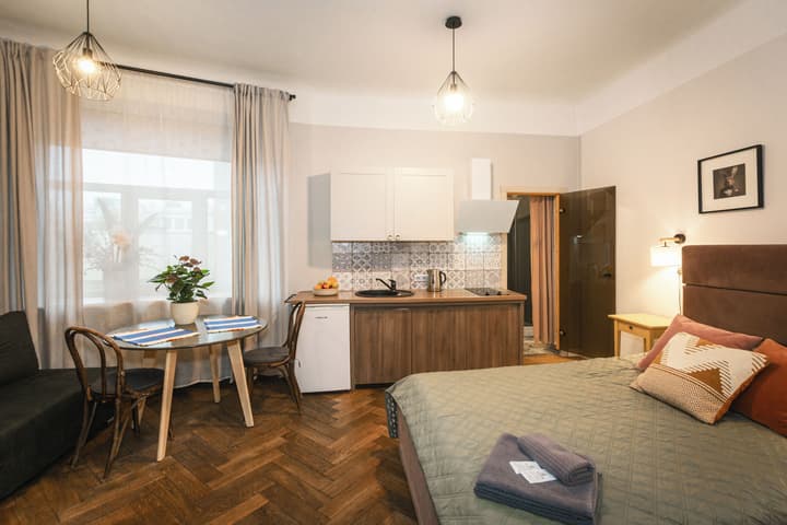 Baltic Design Apartments parking and self check-in