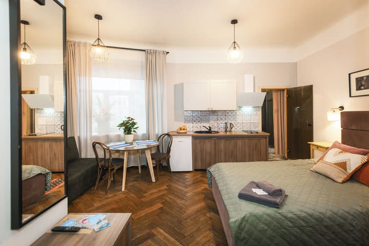 Baltic Design Apartments parking and self check-in