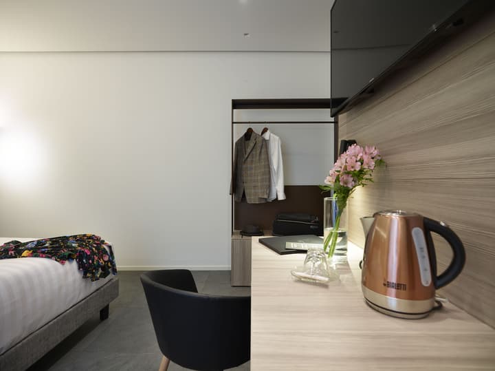 Boutique hotel touring