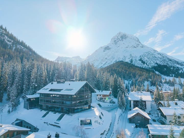New Hotel Kristberg in Lech with Spa, outdoor pool and panoramic view