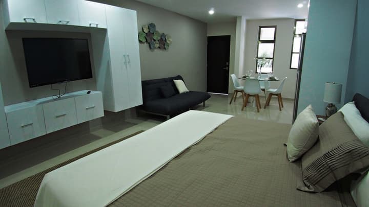 Palmarena Rooms and Residences - Long Stay Comfort with Parking, Sauna, Gym and Pool (Steps from 5th Avenue)