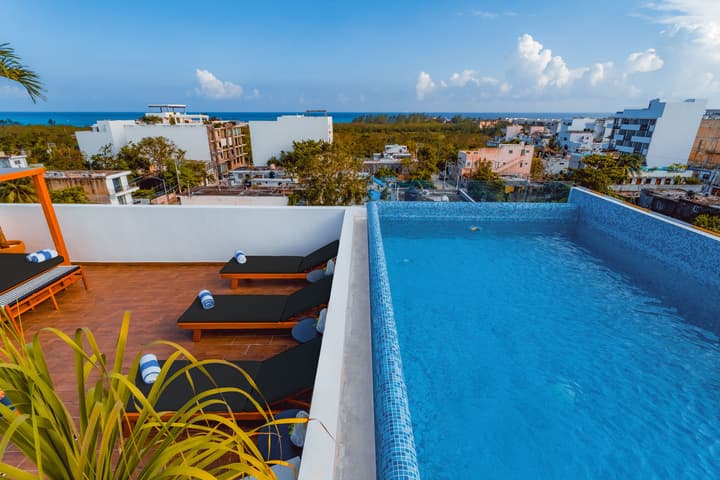 Terrasse Hotel Playa del Carmen