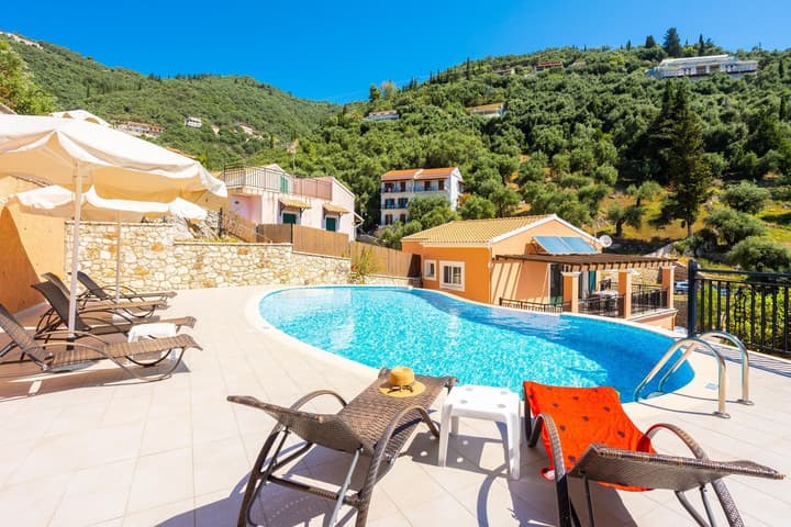 Villa Konstantinos Large Private Pool Walk to Beach Sea Views A C Wifi - 354