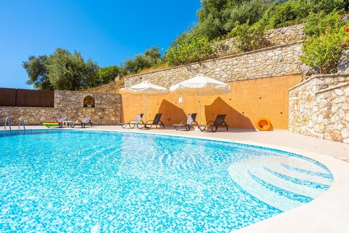 Villa Konstantinos Large Private Pool Walk to Beach Sea Views A C Wifi - 354