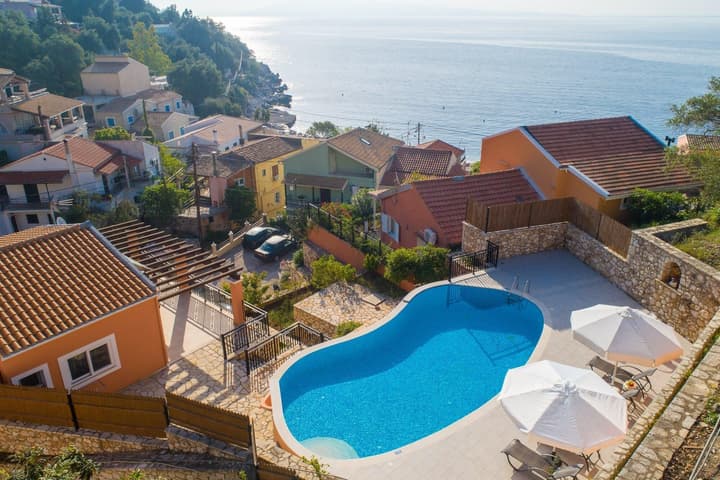 Villa Konstantinos Large Private Pool Walk to Beach Sea Views A C Wifi - 354