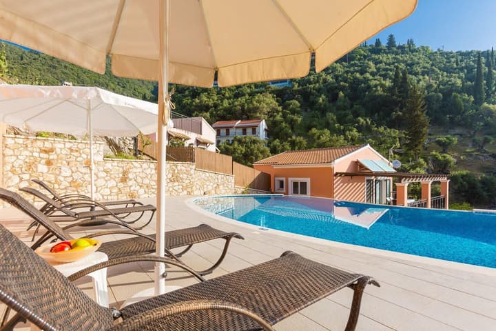 Villa Konstantinos Large Private Pool Walk to Beach Sea Views A C Wifi - 354