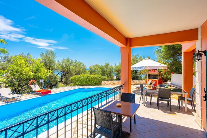 Villa Youla Large Private Pool Walk to Beach Sea Views A C Wifi Car Not Required - 1025