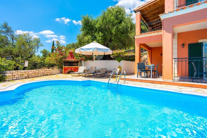Villa Youla Large Private Pool Walk to Beach Sea Views A C Wifi Car Not Required - 1025
