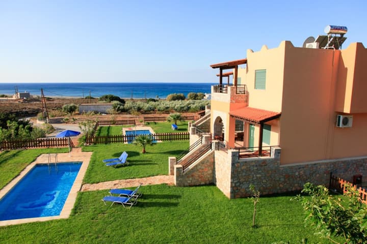 Andreas Beach Villa Large Private Pool Walk to Beach Sea Views A C Wifi Car Not Required - 1654