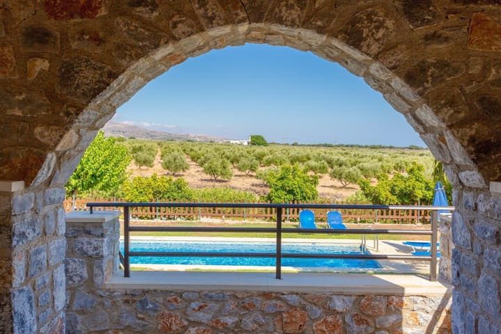 Andreas Beach Villa Large Private Pool Walk to Beach Sea Views A C Wifi Car Not Required - 1654