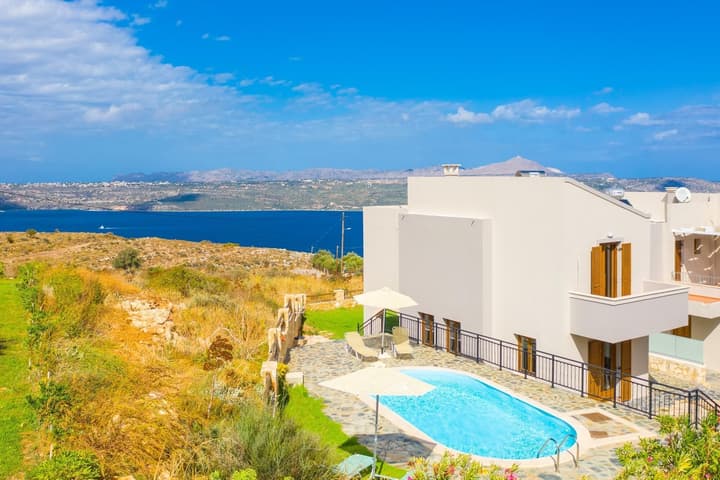 Villa Stratos Large Private Pool Sea Views A C Wifi Eco-friendly - 2117