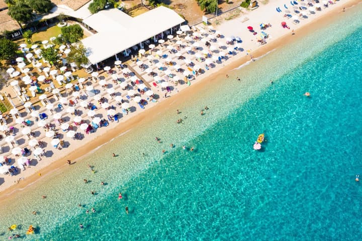 Villa Aris Large Private Pool Walk to Beach Sea Views A C Wifi - 2453
