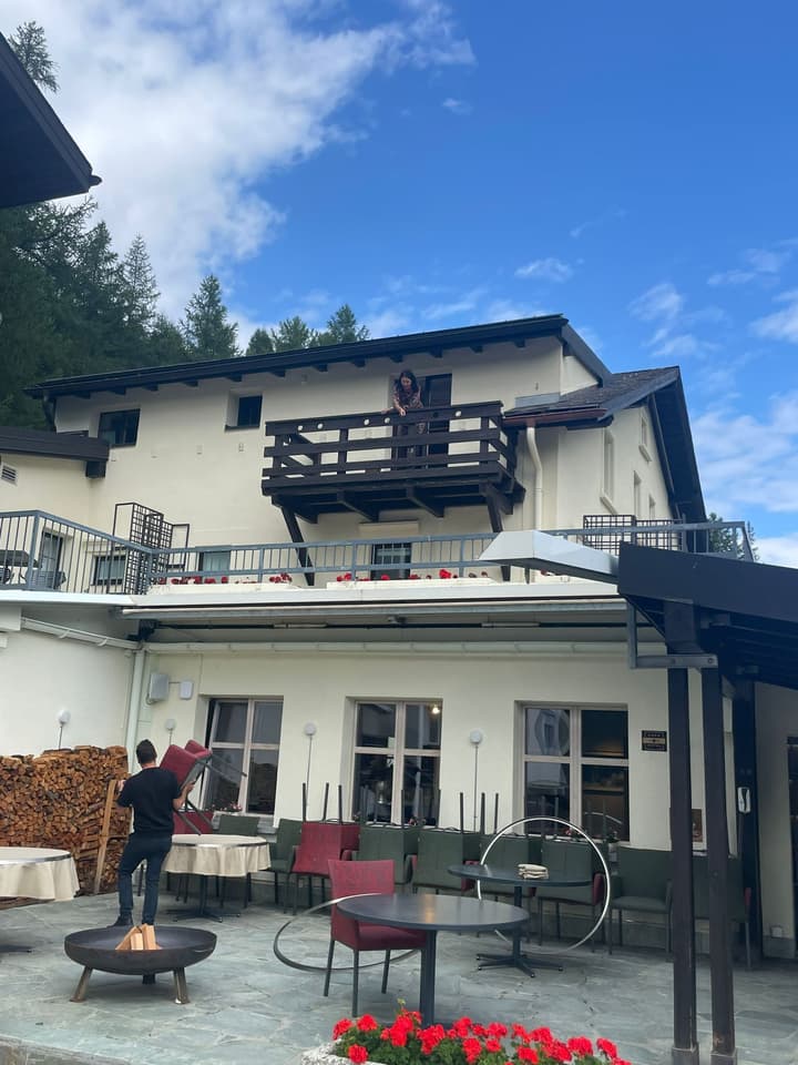 Waldhotel Fletschhorn Private Whole Hotel in Saas-Fee: 360 Alpine Views & Sauna