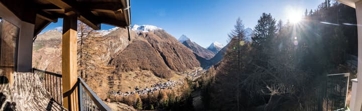 Waldhotel Fletschhorn Private Whole Hotel in Saas-Fee: 360 Alpine Views & Sauna