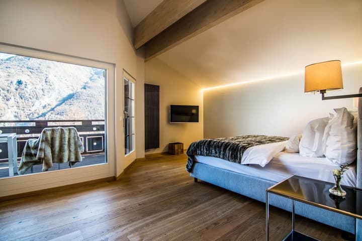 Waldhotel Fletschhorn Private Whole Hotel in Saas-Fee: 360 Alpine Views & Sauna
