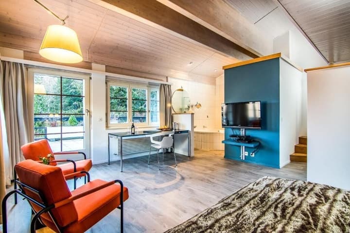 Waldhotel Fletschhorn Private Whole Hotel in Saas-Fee: 360 Alpine Views & Sauna