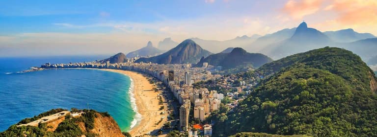 playa, ciudad, montaña, mapa, avión, maleta