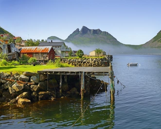 Gryllefjord, Norvège
