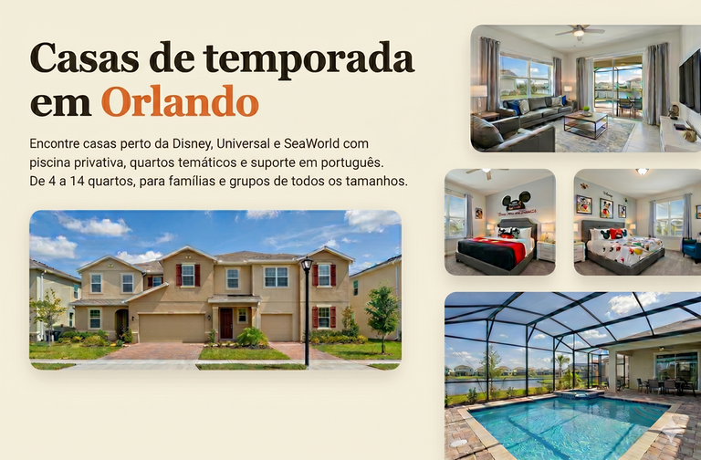 Imagem - Casas de temporada em Orlando