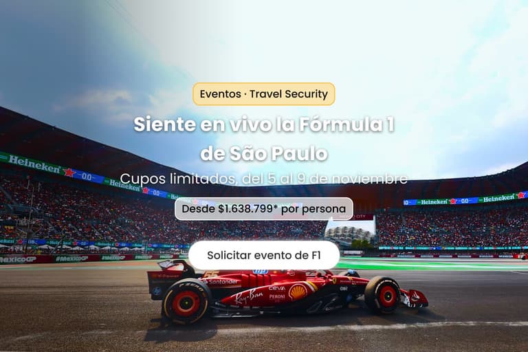 Imagen - Eventos de Travel Security: Formula 1 en vivo en Sao Paulo, cupos limitados, del 5 al 9 de noviembre