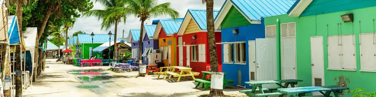 7 netter. Barbados, Grenada, Dominica, Antigua og Barbuda, Jomfruøyene (USA)