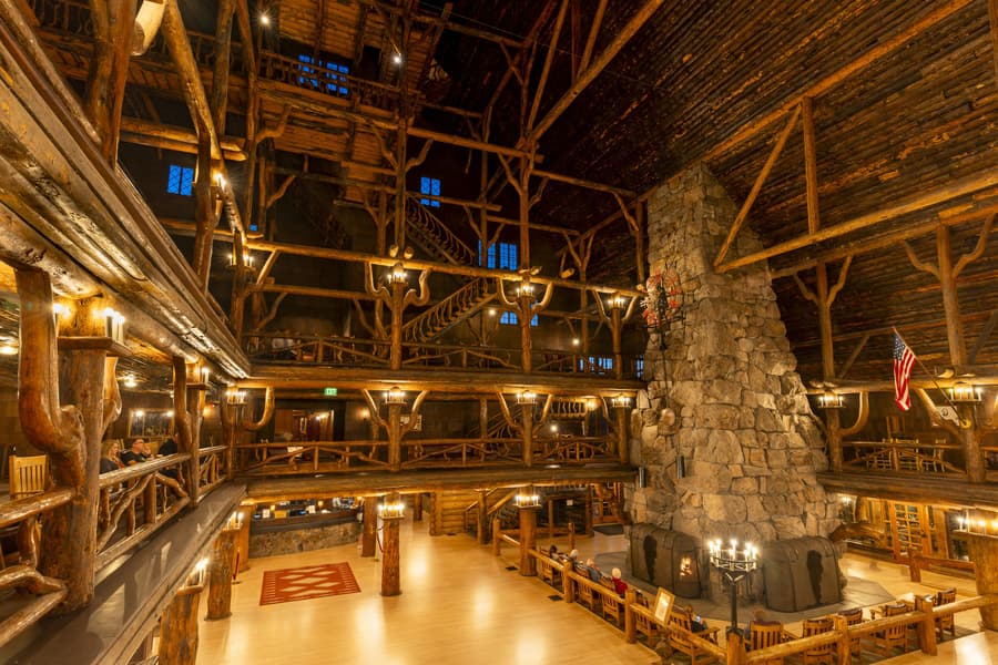 Old Faithful Inn - Inside the Park